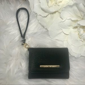 Steve Madden French Wallet NEW! NWT! Black